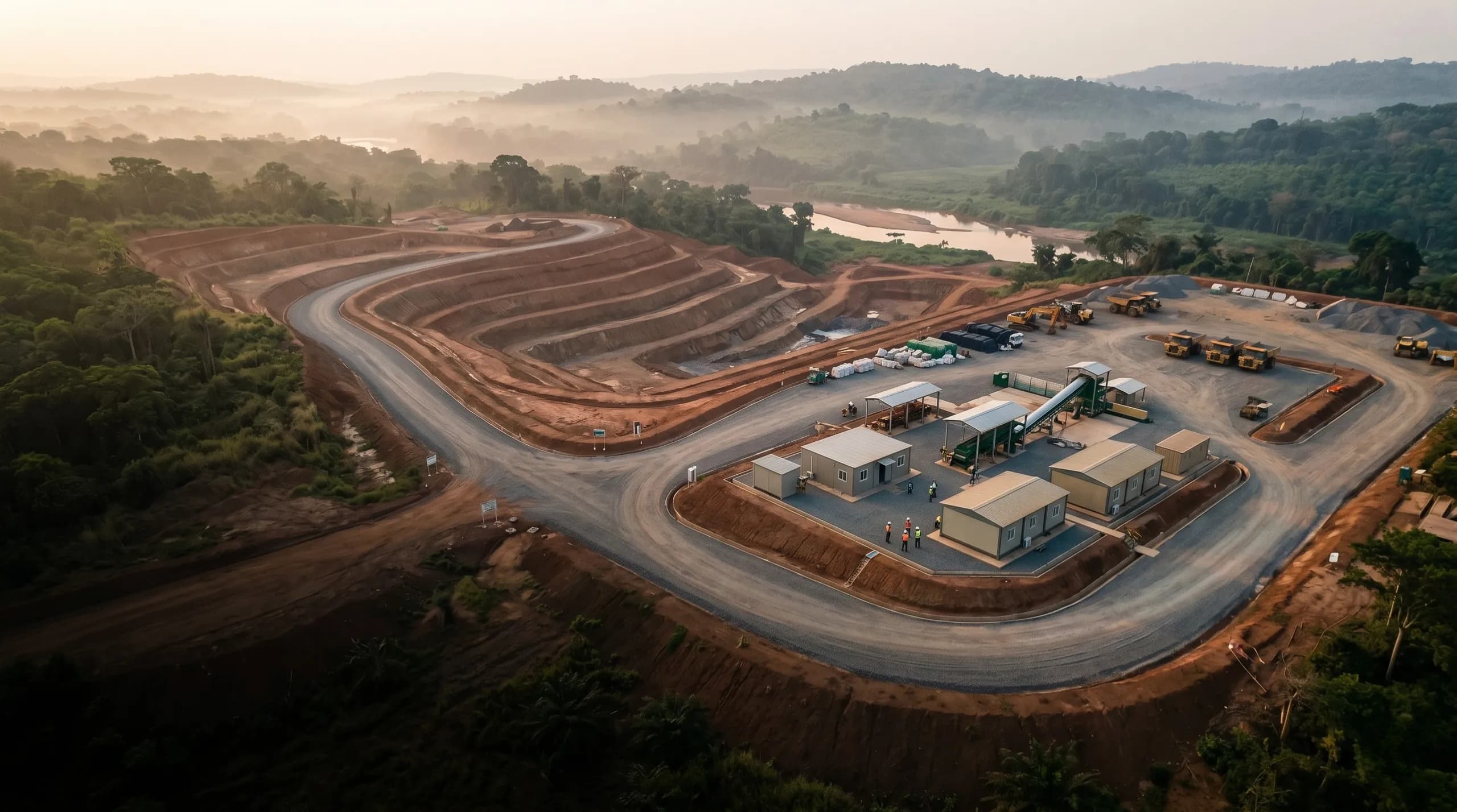 Congolese artisanal miners — ASM operation structured by SGCM